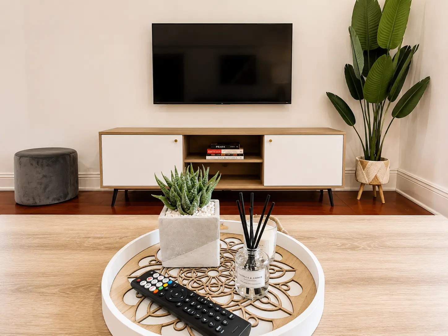 Lounge decor and media unit